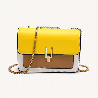 Bolsa de ombro com aba fashion - Bolsa transversal feminina com fivela e alça larga