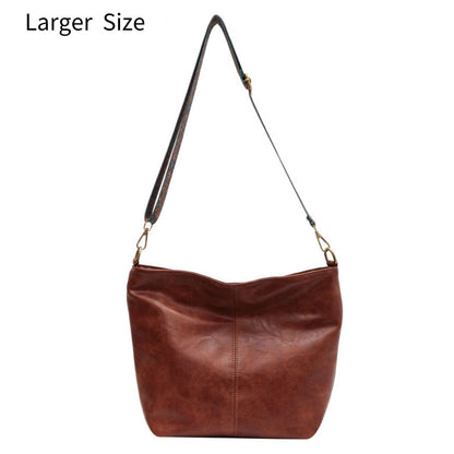 Bolsa Hobo com Alça Geométrica - Grande Capacidade, Retro Crossbody