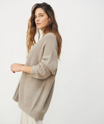 Lulu™ Stylischer Cardigan mit Knöpfen