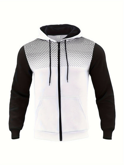 Men's Thermal Hoodie, Casual Pullover Sweatshirt, Fall/Winter Wear