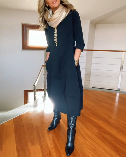 Sophia™ - Vestido elegante com detalhes artesanais