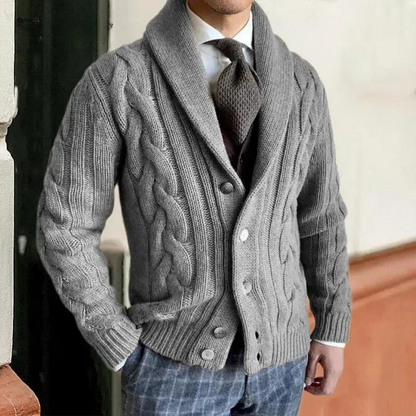 Liam™ - Cardigan de malha supermacio