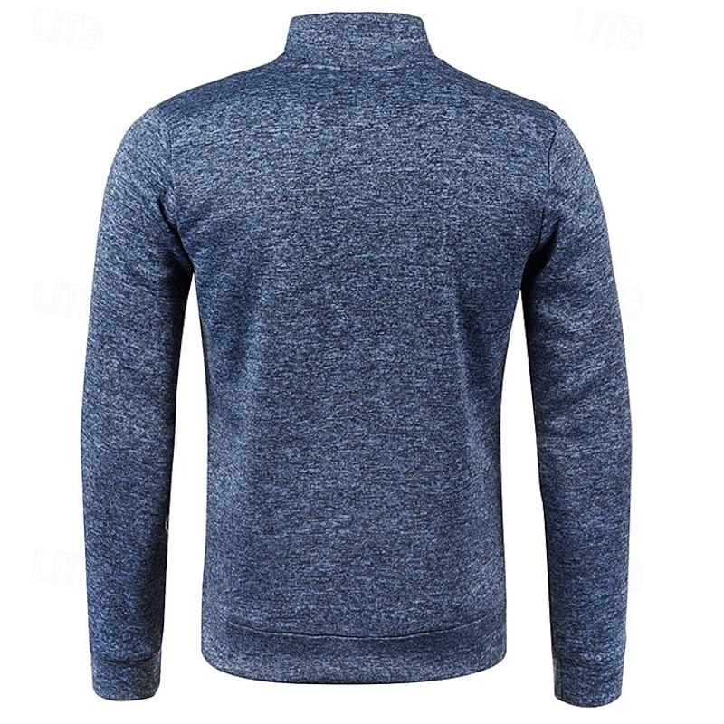 Liam™ – Stilvolles Poloshirt mit Stehkragen und langen Ärmeln