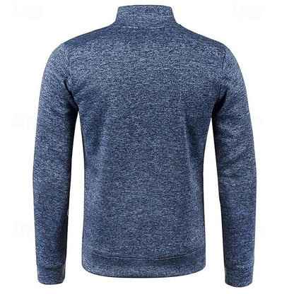 Liam™ – Stilvolles Poloshirt mit Stehkragen und langen Ärmeln