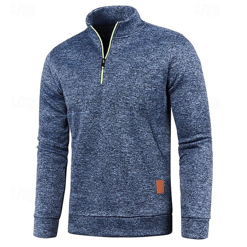 Liam™ – Stilvolles Poloshirt mit Stehkragen und langen Ärmeln