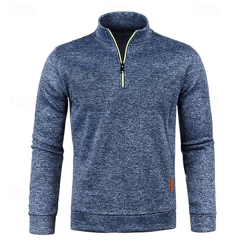 Liam™ – Stilvolles Poloshirt mit Stehkragen und langen Ärmeln