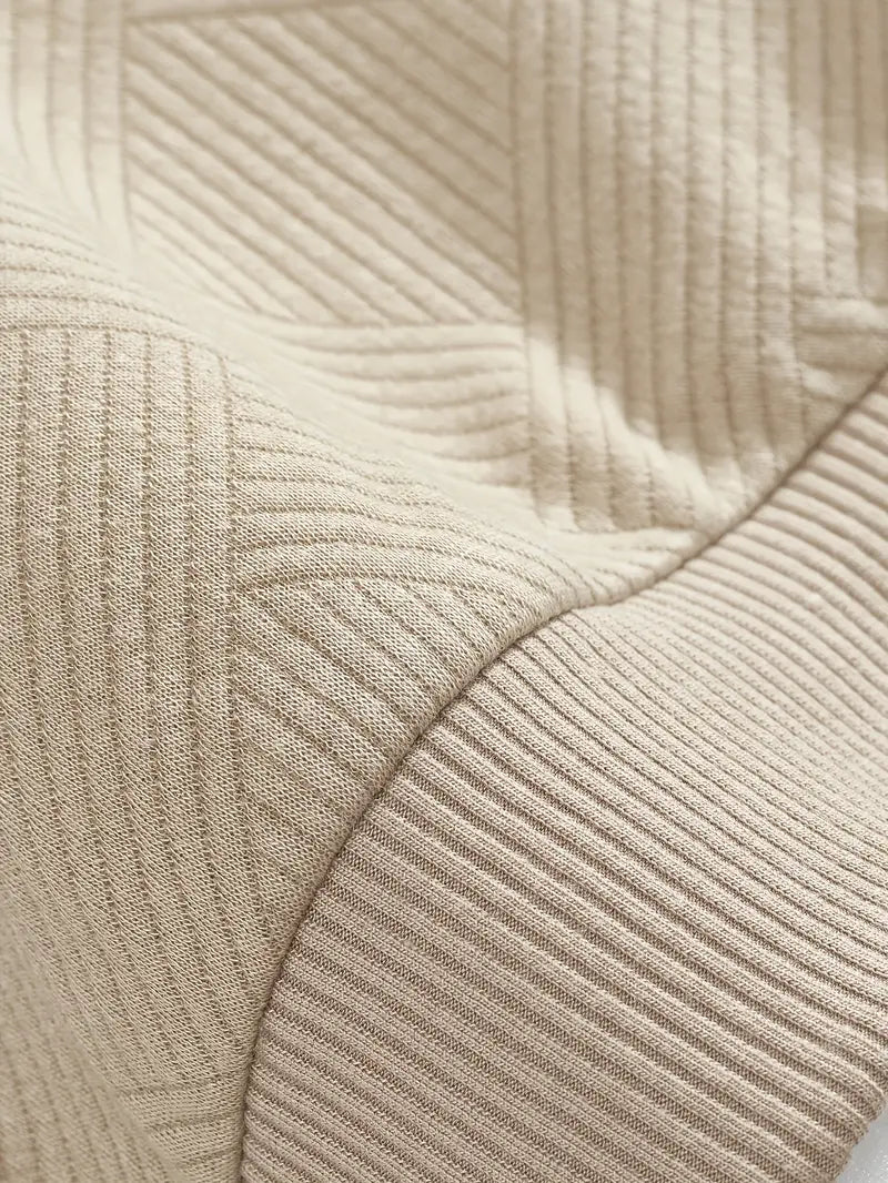 Erick | Vintage-Pullover mit Reißverschluss und geometrischem Design