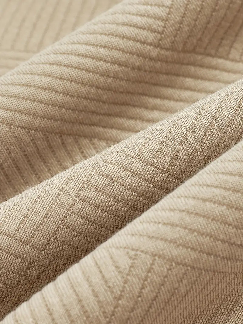 Erick | Vintage-Pullover mit Reißverschluss und geometrischem Design
