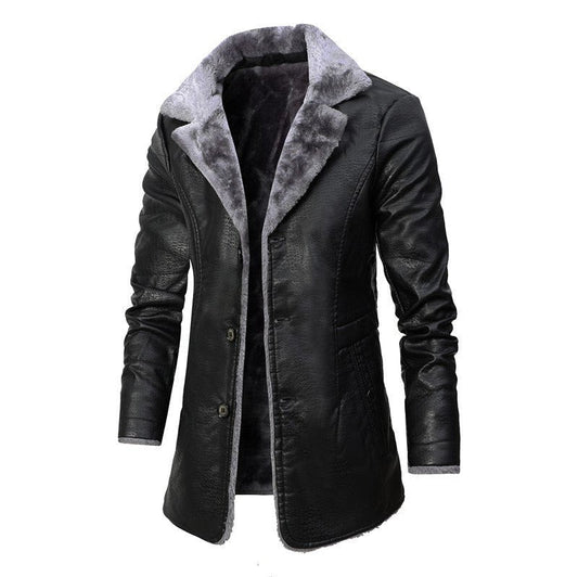 Noah™ - Casaco de inverno elegante em couro