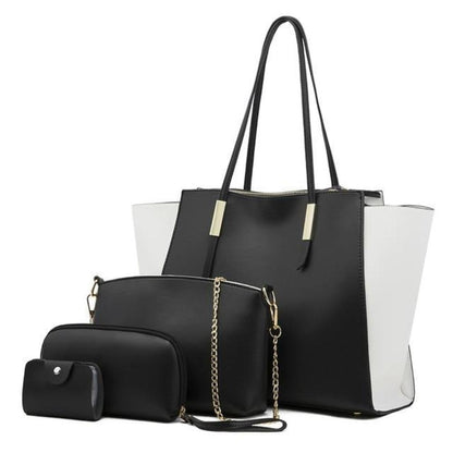 Conjunto de charme Isabella™ | Conjunto de bolsa tote luxuosa de 4 peças