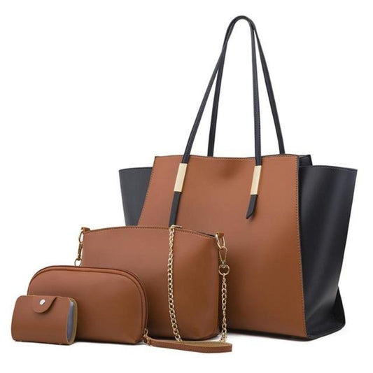 Conjunto de charme Isabella™ | Conjunto de bolsa tote luxuosa de 4 peças