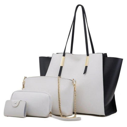 Conjunto de charme Isabella™ | Conjunto de bolsa tote luxuosa de 4 peças