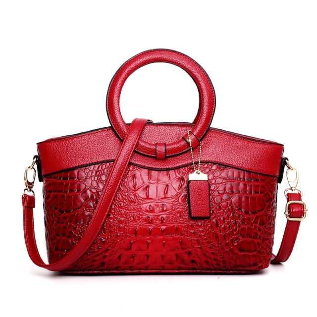 Ella™ Classic Croc | Vielseitige Vintage Tasche