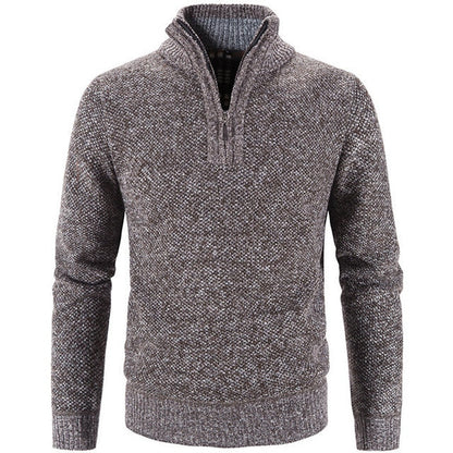 Ethan™ - Suéter casual estiloso com meio zíper
