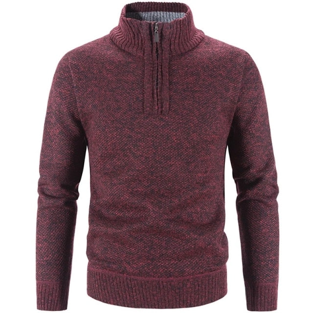 Ethan™ - Suéter casual estiloso com meio zíper
