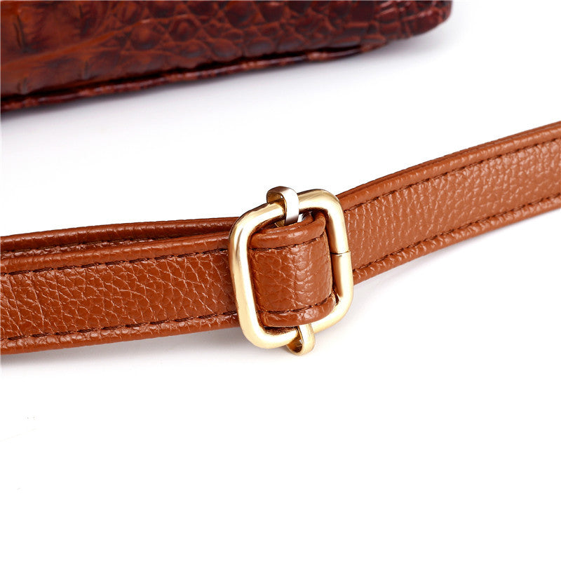 Ella™ – Elegante handgefertigte Kroko-Ledertasche