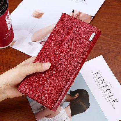 Madison™ Stil | Elegante RFID-Geldbörse mit Prägung