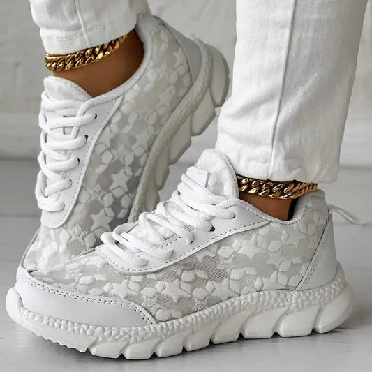 Scarlett™ – Bequeme Sneakers mit handgefertigten Details