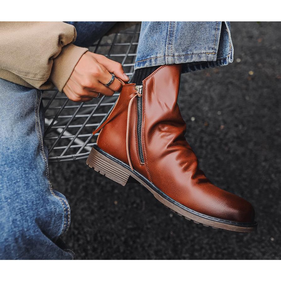 Ellie™ - Lederstiefeletten