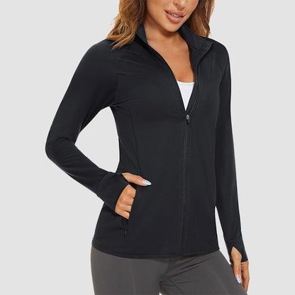 Women's Sun Protection Tennis Jacket Lightweight UPF50+ Long Sleeve Shirts