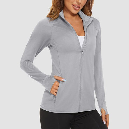 Women's Sun Protection Tennis Jacket Lightweight UPF50+ Long Sleeve Shirts
