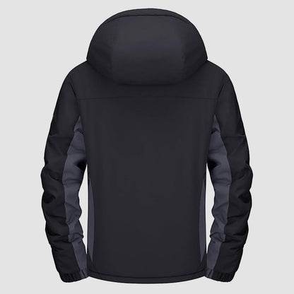 Warm Women's Waterproof Fleece Lined Ski Jacket with Hood – Perfect for Winter Activities