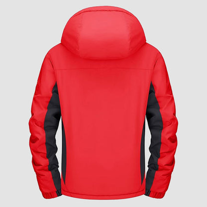 Warm Women's Waterproof Fleece Lined Ski Jacket with Hood – Perfect for Winter Activities